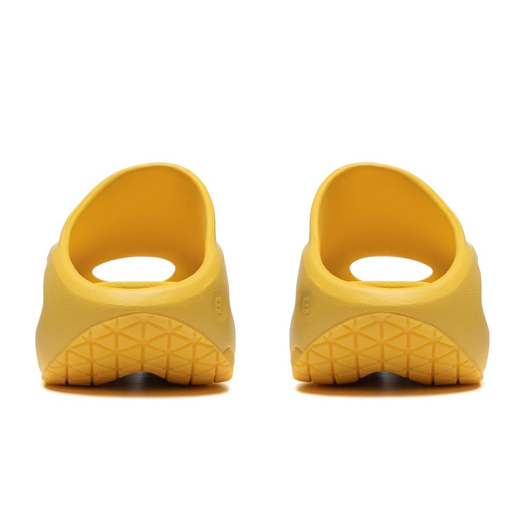 Li Ning Cloud Travel Slay Comfortable Versatile Silent Slide Sandals Unisex Footwear Milk-Sand-Yellow AZSU005-6