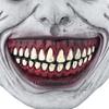 Halloween Mask Horror Latex Costume Mask Smile White Eyes Demon Headgear Halloween Party Decoration Supplies