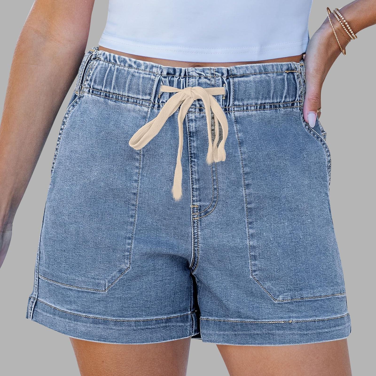 

Женские джинсовые шорты, летние повседневные джинсовые шорты с высокой талией и отворотами, джинсовые шорты для подростков, сексуальные повседневные шорты XL