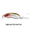 4cm 4.6cm Floating Minnow Baits PVC Fishing Soft Lures 10 Colors Artificial Lures Fishing Jig Lure Fishing Accessories Outdoor