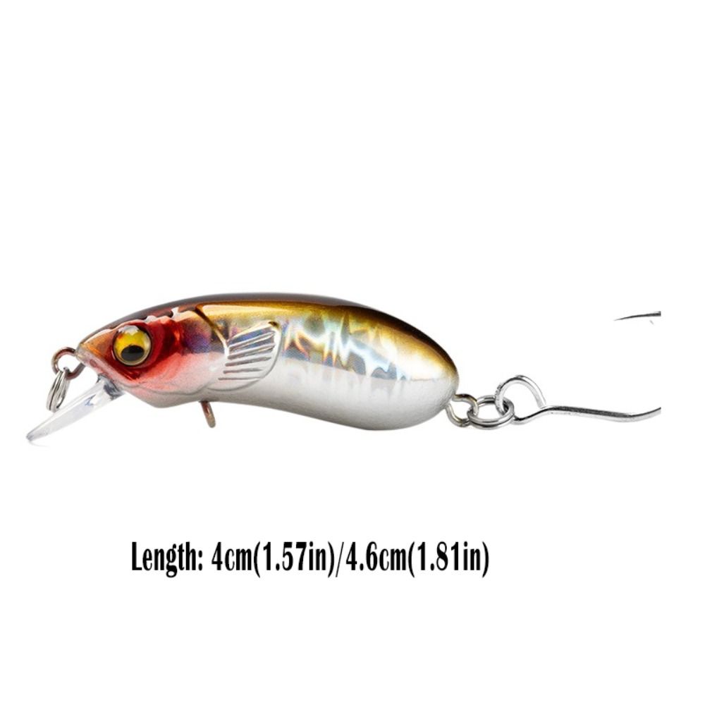 4cm 4.6cm Floating Minnow Baits PVC Fishing Soft Lures 10 Colors Artificial Lures Fishing Jig Lure Fishing Accessories Outdoor