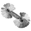 Silver Screw Thread Gauge Screw Thread Gauge Good Elasticity Measuring Gauge Thread Pitch Cutting Gauge Good Elasticity