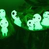 10 Halloween Luminous Alien Ornament Glow In Dark Resin Crafts For Micro Landscape Garden Decoration