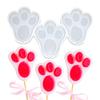 Silicone Lollipop Moulds Silicone Cake Mold Non-stick Animal Paw Shaped Chocolate Mould Candy Molds for Kitchen Baking