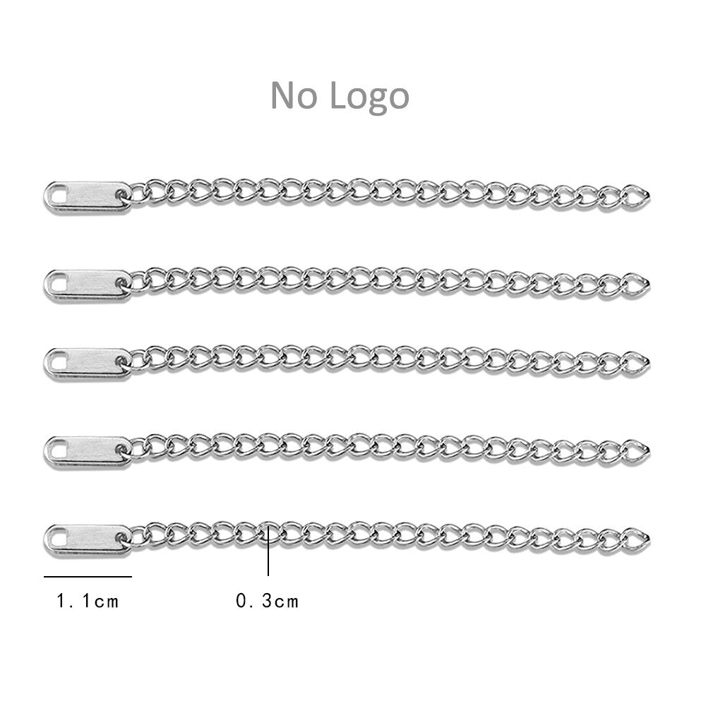 20pcs 10pcs 6cm Stainless Steel Extension Chain Extended Connector Tail Chain for Bracelet Necklace DIY Jewelry Making Findings