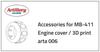 Fly Besson Engine Cowling Plastic Model Parts FLXARTA72006 1/72 MB-411 (Airplane)