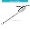 Stainless Mini Retractable Tape Measure With Double Side Scale For Accurate Measurements Up To 2 Meter Portable Design