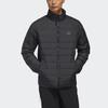 Adidas Down Jackets Men's Black Hooded Moderate 3 In 1 Down Jacket GP2916