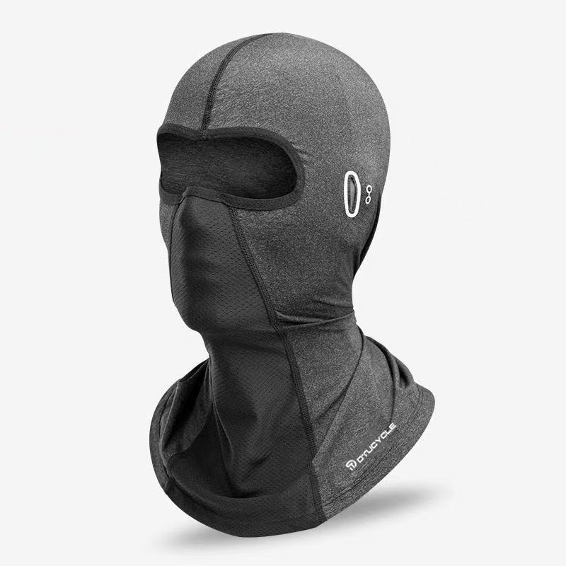 Unisex Ice Silk Windproof Full Face Cycling Mask - Sun Protection & Neck Gaiter for Spring/Summer