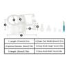 Aquarium Hose Clamp Transparent Split Type Plastic Water Pipe Fixing Clip for Fish  