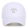 Pure Cotton Denim Flying Sea Turtle Retro Washed Baseball Cap