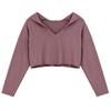 Missy Empire Womens/Ladies Seam Detail Crop Hoodie