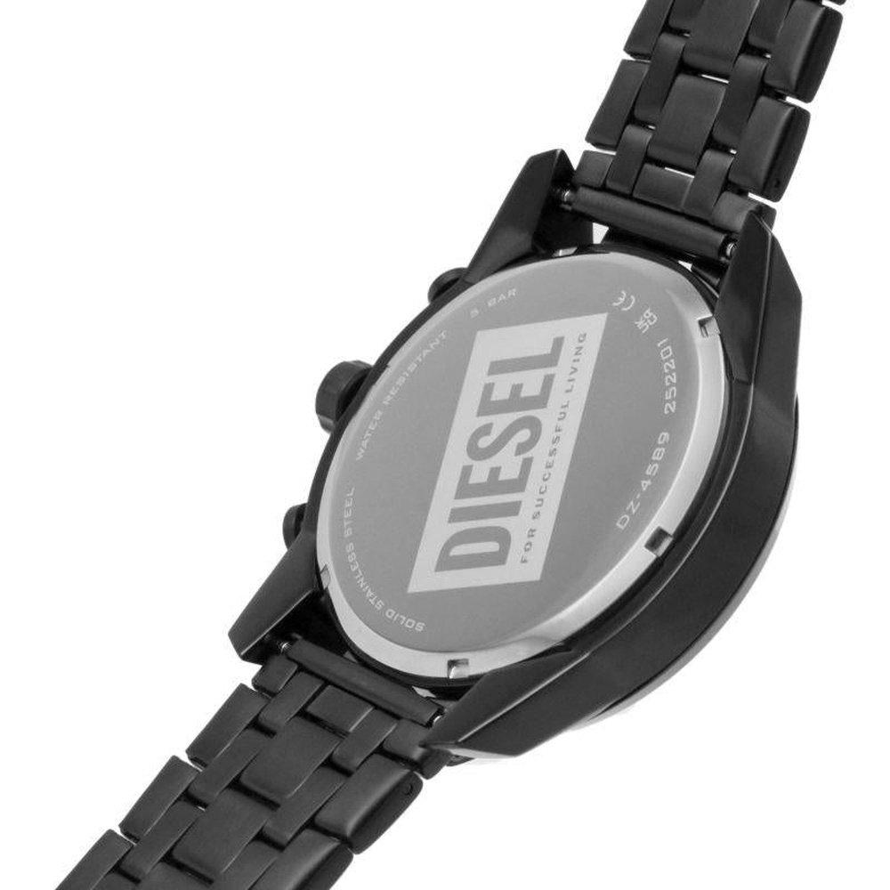 Diesel DZ4589 Split-Chronograph Schwarzfarbener Edelstahl Herrenuhr
