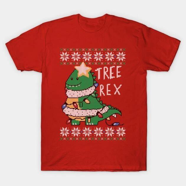 Tree-Rex Ugly Sweater Made in Australia T-Shirt 2XL