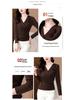 Women's Slim-Fit V-Neck Mesh Floral Blouse - Versatile, Stylish, Age-Defying