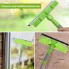 Window Washing Kit Window Cleaning Tools Household Squeegees 2 In 1 Brush Wiper With Extension Pole For Shower Glass Wall Tile
