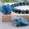Trendy Blue Apatite Handmade Beaded Stone Bracelet For Women Men Gemstone Bracelets Boss Day Scene Employee Appreciation Gifts