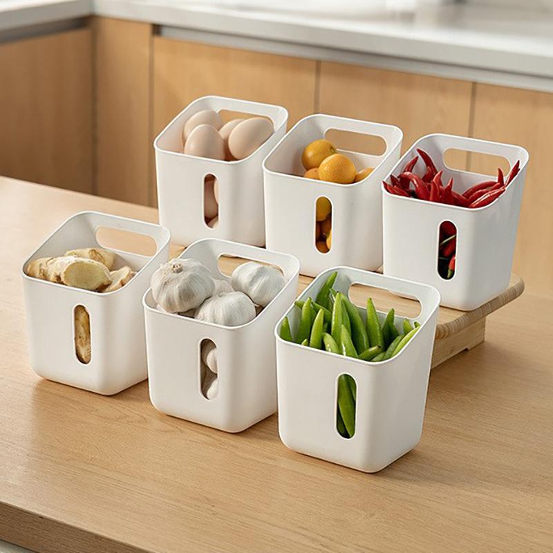 1/3Pcs Storage Wall Hanging Basket Ginger And Garlic Storage Rack Wall Hanging Storage Box Kitchen Bathroom Living Room Box