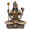 Resin Meditating Lord Shiva Statue | Lord Shiva Idol for Home Decor Pooja Room Office Car Dashboard | Shiv Murti | Shiv Idol Gift