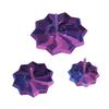 3 Stück 3D-gedruckte expandierende Sternenspielzeuge Polygonale Finger-Rotations-Sensorikspielzeuge mit Griff