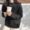 Korean Sweater Women's Loose Knit Sweater Lazy Style Pullover Sweater Round Neck Sweater Autumn and Winter