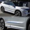 For Mitsubishi Outlander -2026 ABS Black Side Door Body Molding Line Cover Trim Side Anti-scratch Protector Strips Trim