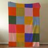 Blanket Throw Super Colorful Cosy Plush Living Room Plaid Sofa Couch Childish Birthday Gifts