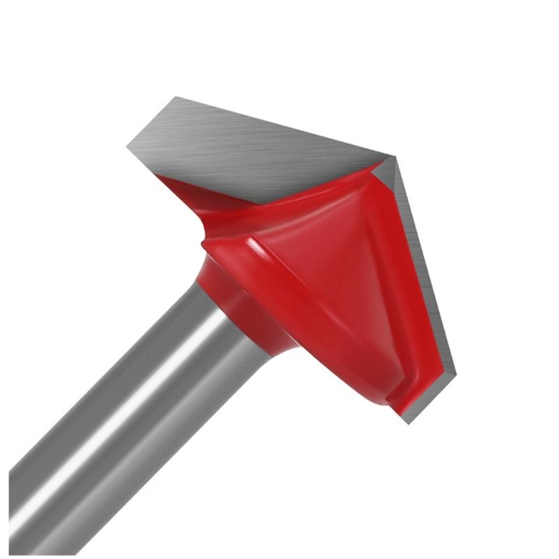 Accuracy Ground Carbides 3D Carving Bit V Shape D Shape Wood Sculpting Tool For Wood Plastic Material Removal