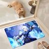 Furina Genshin Impact Entrance Door Mat Washable Non-Slip Living Room Sofa Chairs Area Mat Kitchen Welcome Doormat