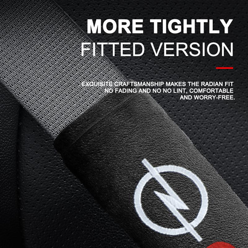 2Pcs Car Seat Shoulder Belt Cover Protector Pad Auto Accessories For Opel Astra J G Insignia Corsa D Vectra C Zafira a Auto Gadgets