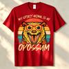 My Spirit Animal Is An Opossum Retro Possum Unisex Unisex TShirt Funny Outdoors High Quality Cotton ShortSleev Graphic T Shirts