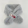 Cozy Cat Thickened Plush Neck Gaiter for Kids
