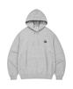 Double Wappen Hoodie Sweatshirt Grey