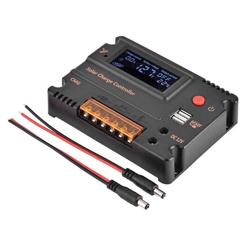 20A CMG PWM LCD Solar Panel Battery Regulator Charge Controller 12V ZY