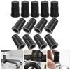 40Pcs Caster Socket Wheel Cap Furniture Casters Stem Insert Sleeve Office Chair Leg Mounting Plastic Covers Hardware Accessories