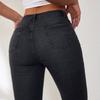 Frühling und sommer neue Slim micro-große jeans frauen hohe taille dünne zu heben die hüfte mode jeans frauen