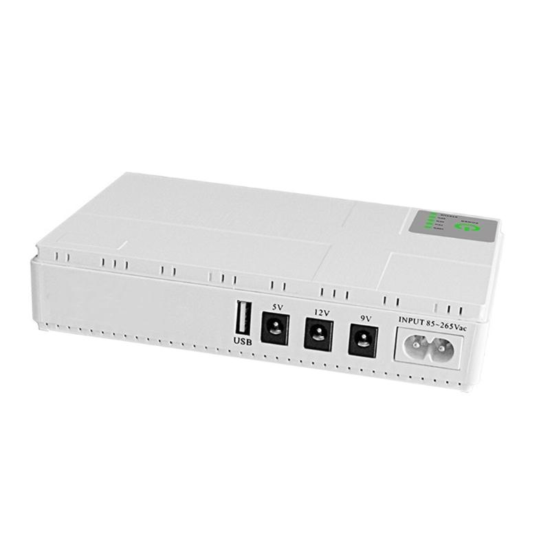 10400mAh I Portable UPS 5V/9V/12V Uninterruptible Power Supply For WiFi Router Large Capacity Backup Power Adapter