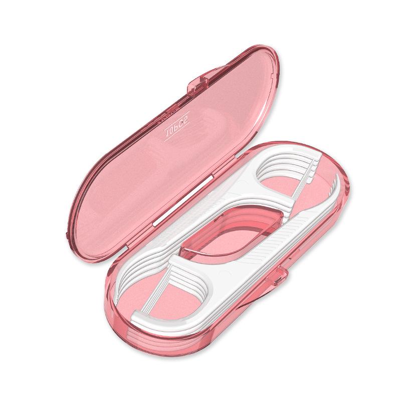 

Pretty Magic 10-Piece Floss & Toothpick Travel Set - Pink