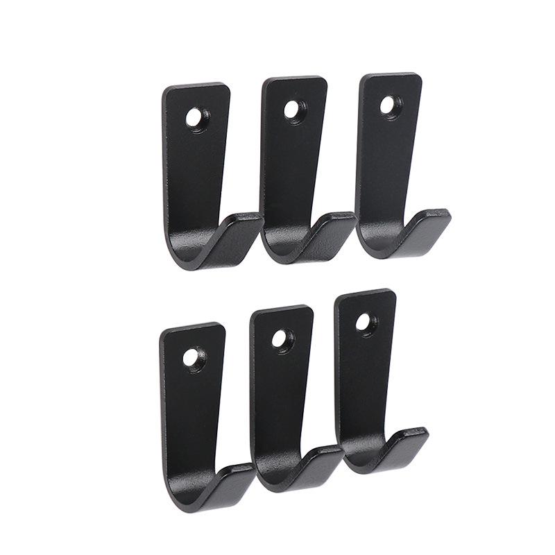 304 Stainless Steel Black Clothes Hook for Bathroom and Kitchen