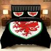 Y Ddraig Goch Pattern Bedding uilt Set uilt Cover Pillowcase Home Decoration Birthday Gift (1 * duvet cover + 2 * pillowcase without core)