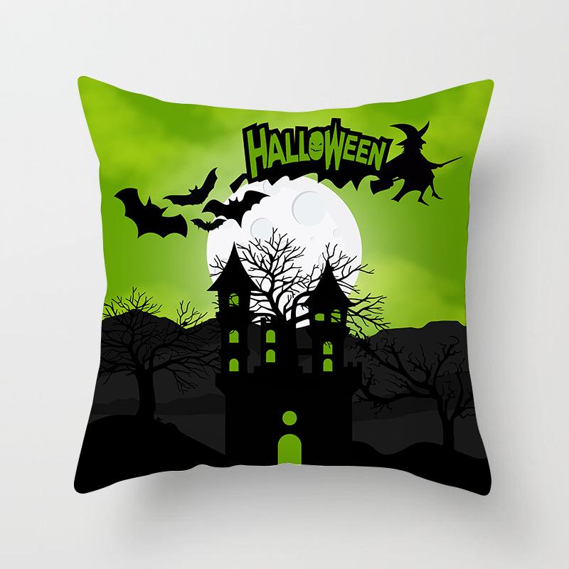 Halloween Pillowcase  Cartoon Devil Pumpkin    Decorative