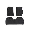 Black All-Nylon Floor Mats for 2018-2023 FAW Toyota IZOA, Dirt-Resistant.