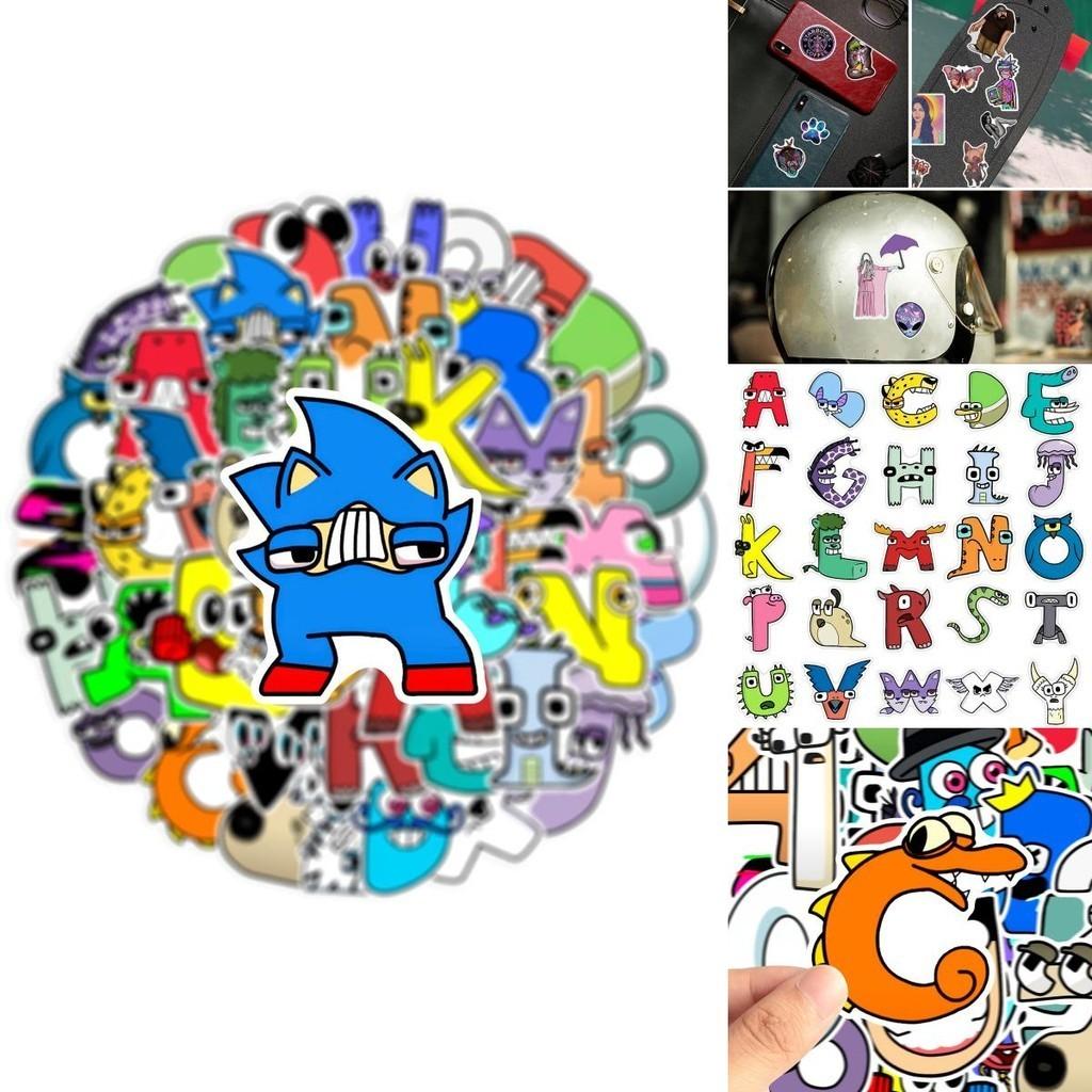 Wiederverwendbare Alphabet Lore Wasserdichte Aufkleber Für Handys/Laptops/Hüllen