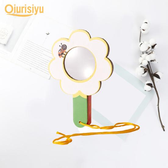 1 Set Practical Easy to Install Cooperation Lightweight Frog Shape Magnifier Educational Toy Kid Supply Kids Magnifier