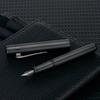Hongdian M2 Mini Fountain Extra Soft Slim Pocket Travel Pen Pen, Black, Fine, Nib, Aluminum,