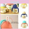 Baby Nursing Bottle With One-piece Handle 300ml Anti-colic Wide Bore Bottle