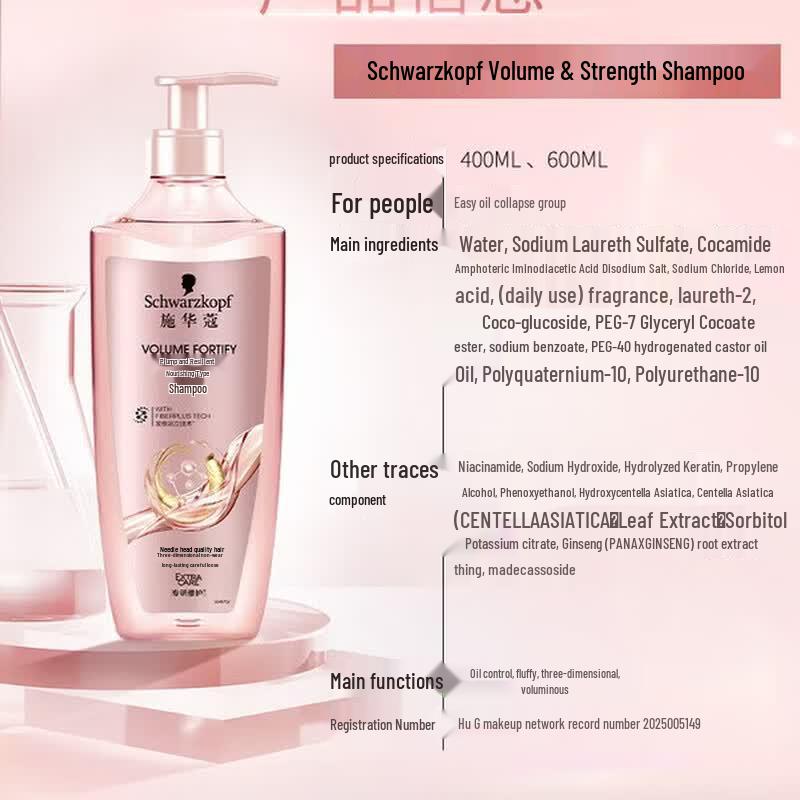 Schwarzkopf Volumizing & Strengthening Shampoo Conditioner Set