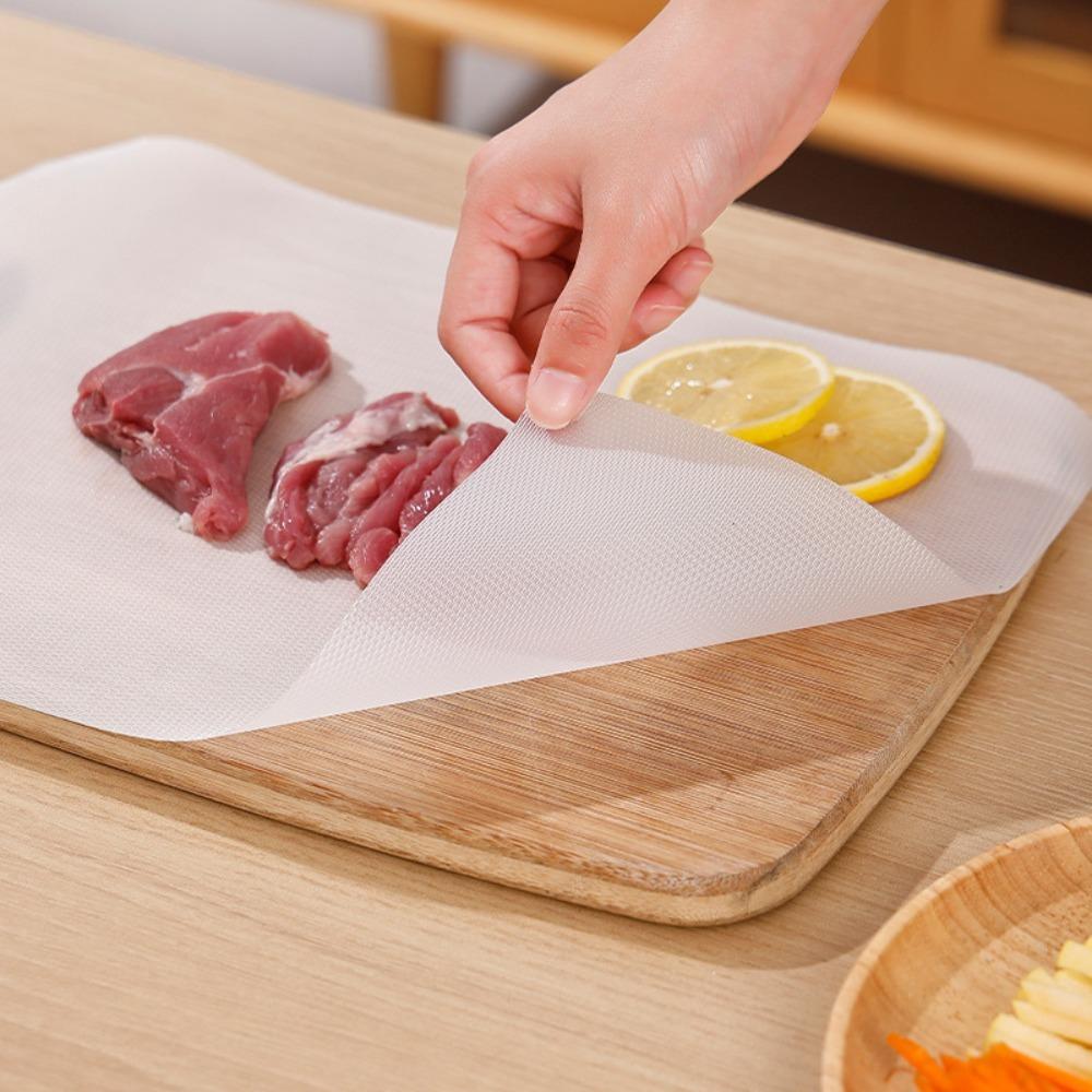 1 Roll Non-Slip Disposable Chopping Board Transparent Chopping Sheets Complementary Food