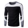 Jersey de béisbol con cuello redondo grueso para hombre, sudadera de manga larga para jóvenes