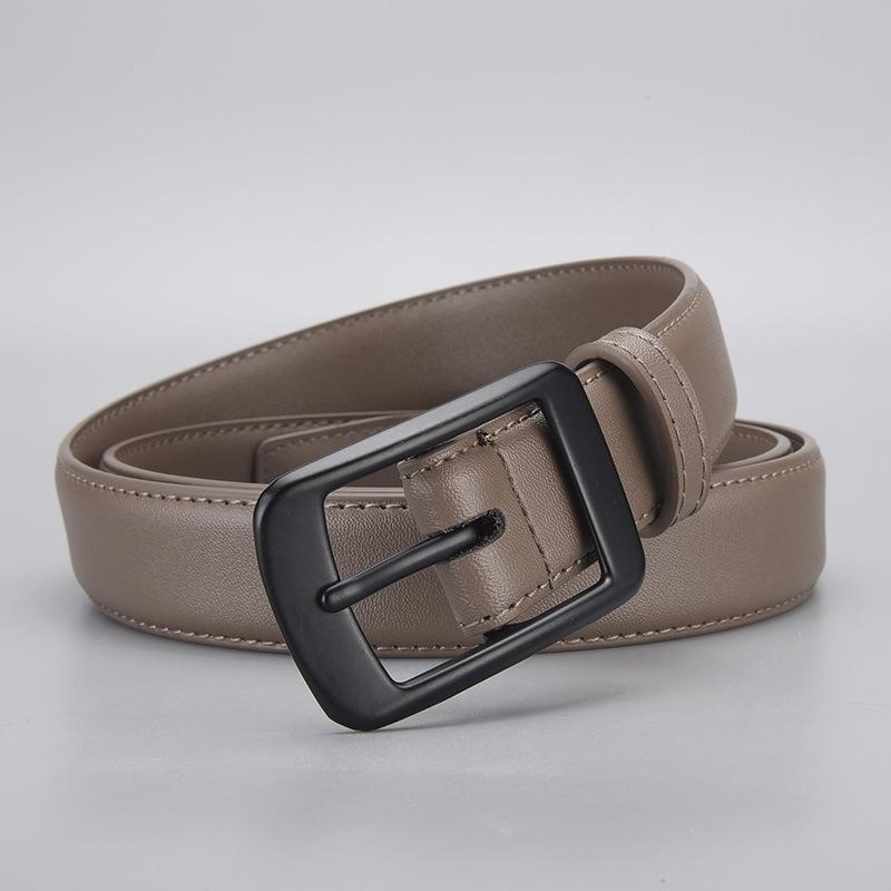 

Mei Mary New women s genuine leather belt - premium, minimalist, and versatile alloy buckle waist belt 105cm світло-коричневого кольору